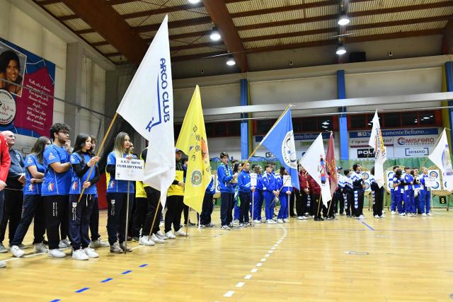 Le squadre al Palasport di Belluno domani in gara